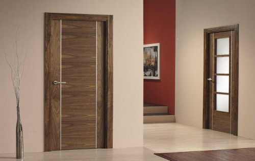 межкомнатные двери из натурального шпона