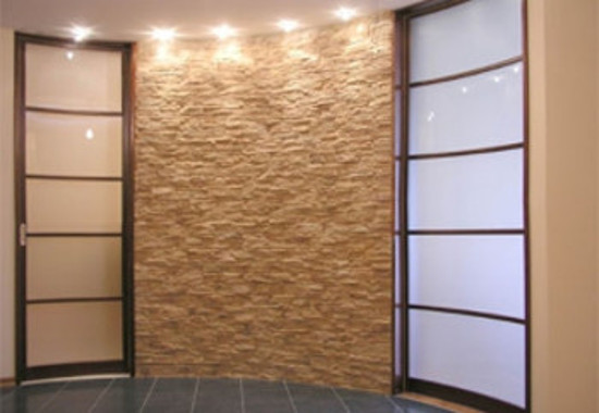 Межкомнатная радиусная перегородка с