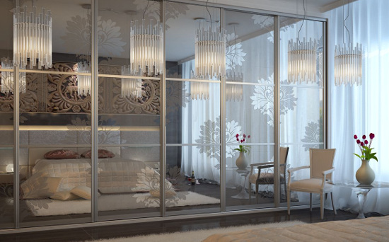 Стеклянная межкомнатная перегородка